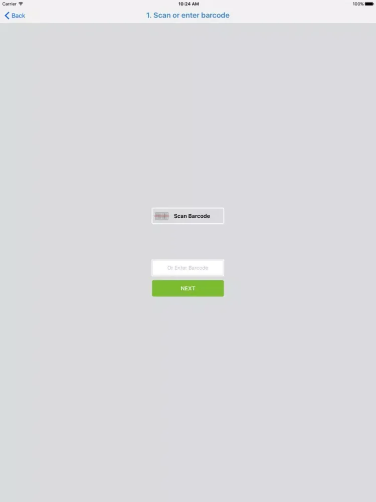 Ảnh chụp màn hình của Jetz Laundry App iPad 