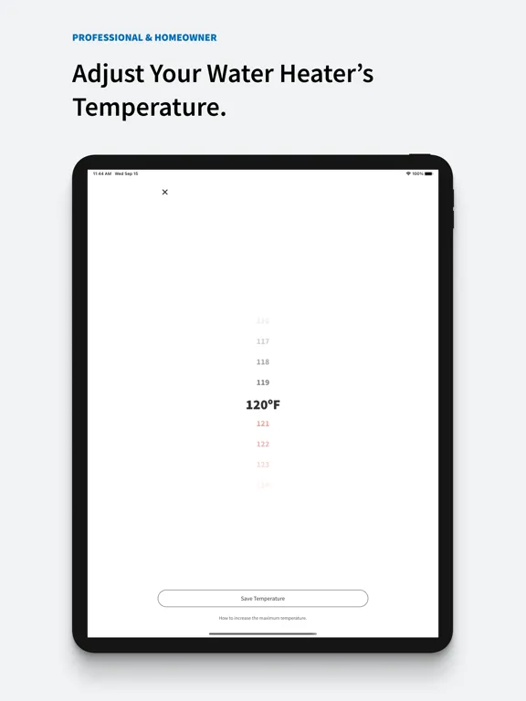 Capturas de pantalla de State Water Heaters iPad 