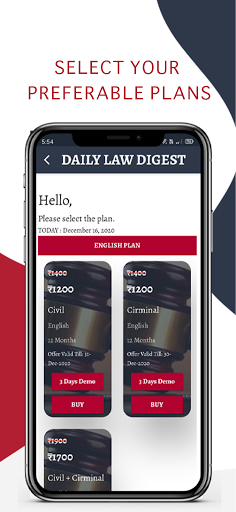 Daily Law Digest Screenshots