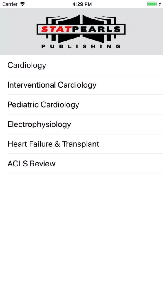ภาพหน้าจอของ Cardiology Board Reviews