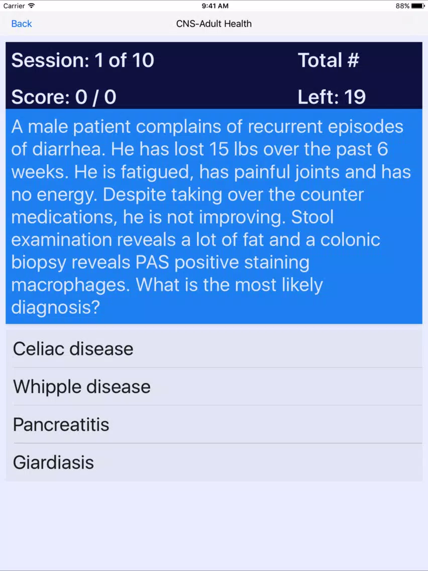 Screenshot di Clinical Nurse Specialist Certification Reviews iPad 