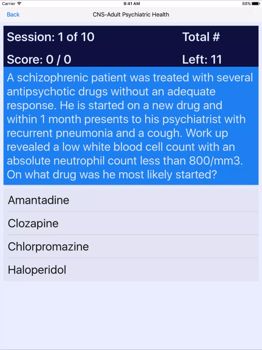 Screenshot di Clinical Nurse Specialist Certification Reviews iPad 