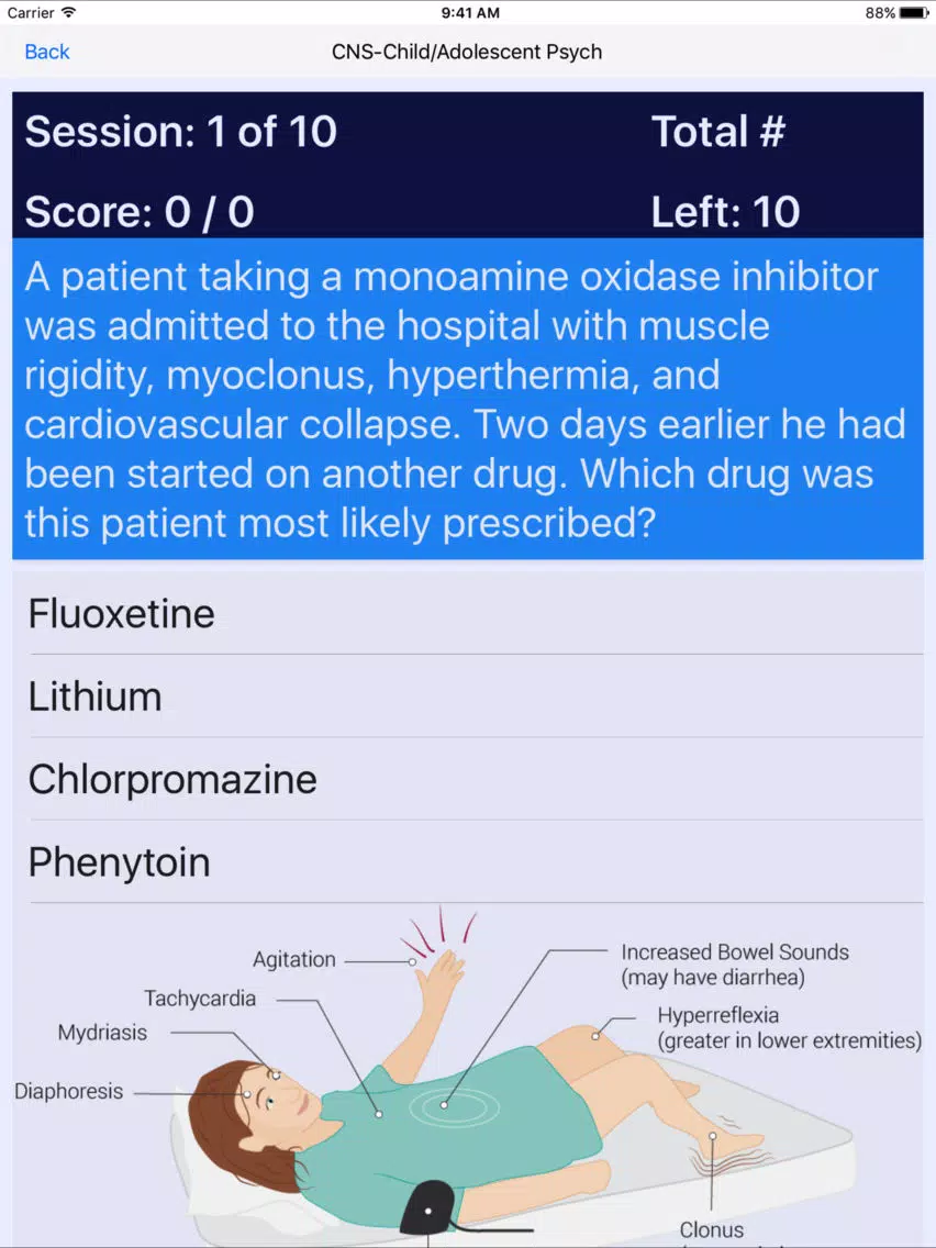 Screenshot di Clinical Nurse Specialist Certification Reviews iPad 