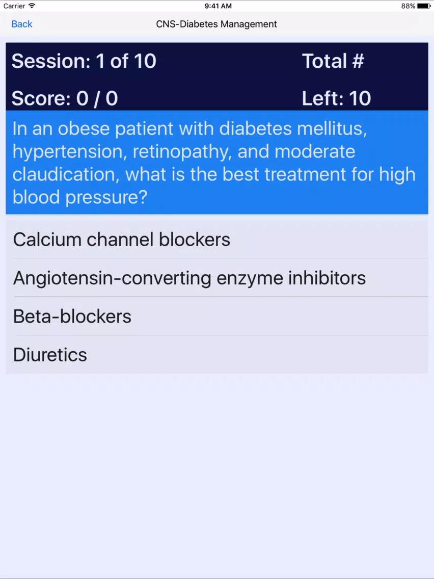 Screenshot di Clinical Nurse Specialist Certification Reviews iPad 