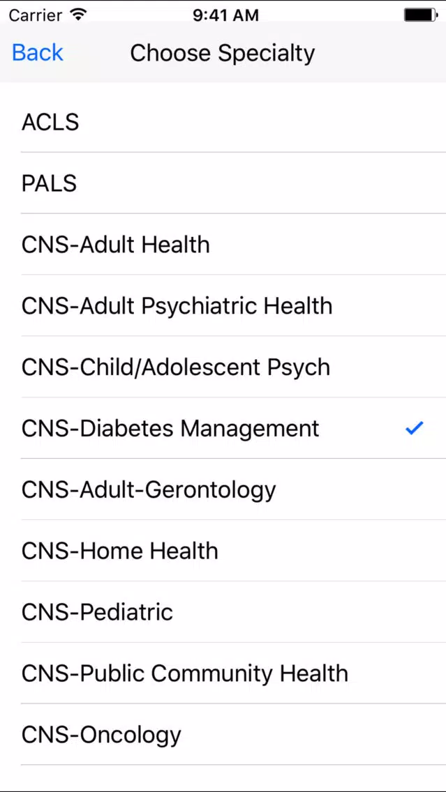 Screenshot di Clinical Nurse Specialist Certification Reviews