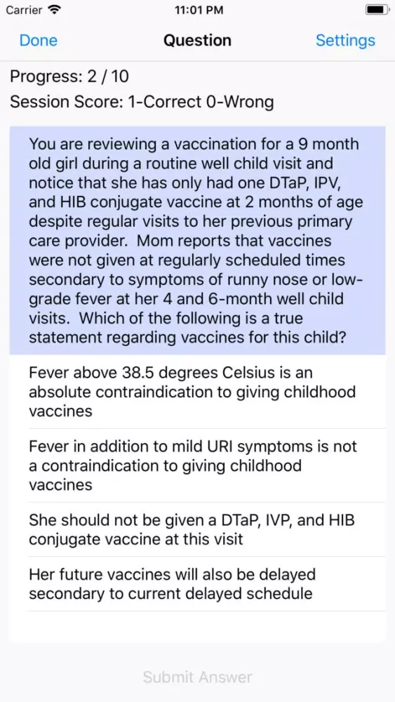 Capturas de pantalla de Pediatric Nurse CPN Review