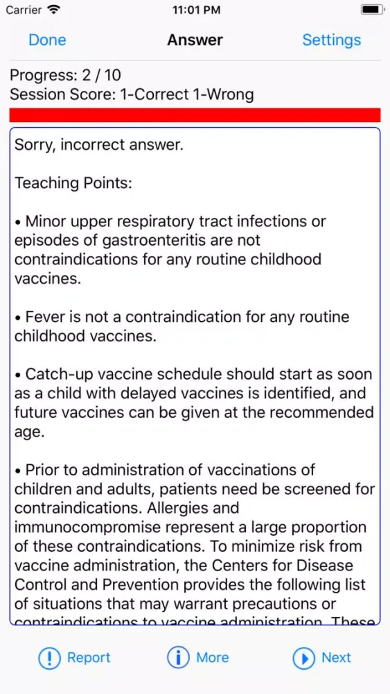 Capturas de pantalla de Pediatric Nurse CPN Review