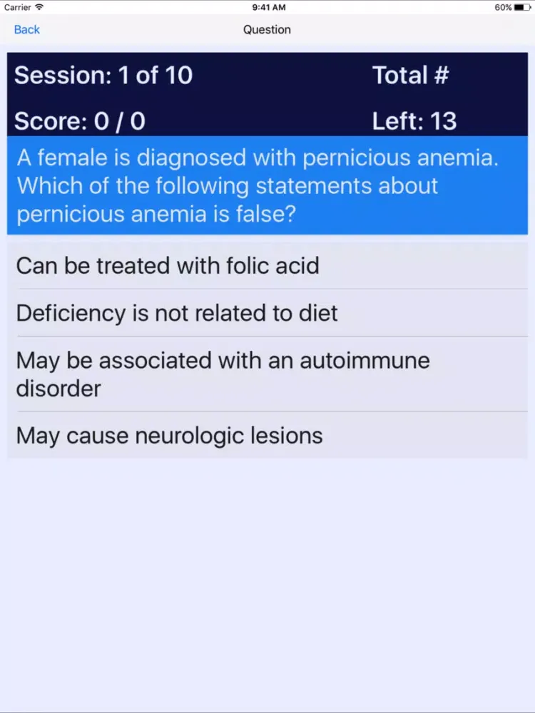 Registered Dietitian Certification Review iPad  スクリーンショット