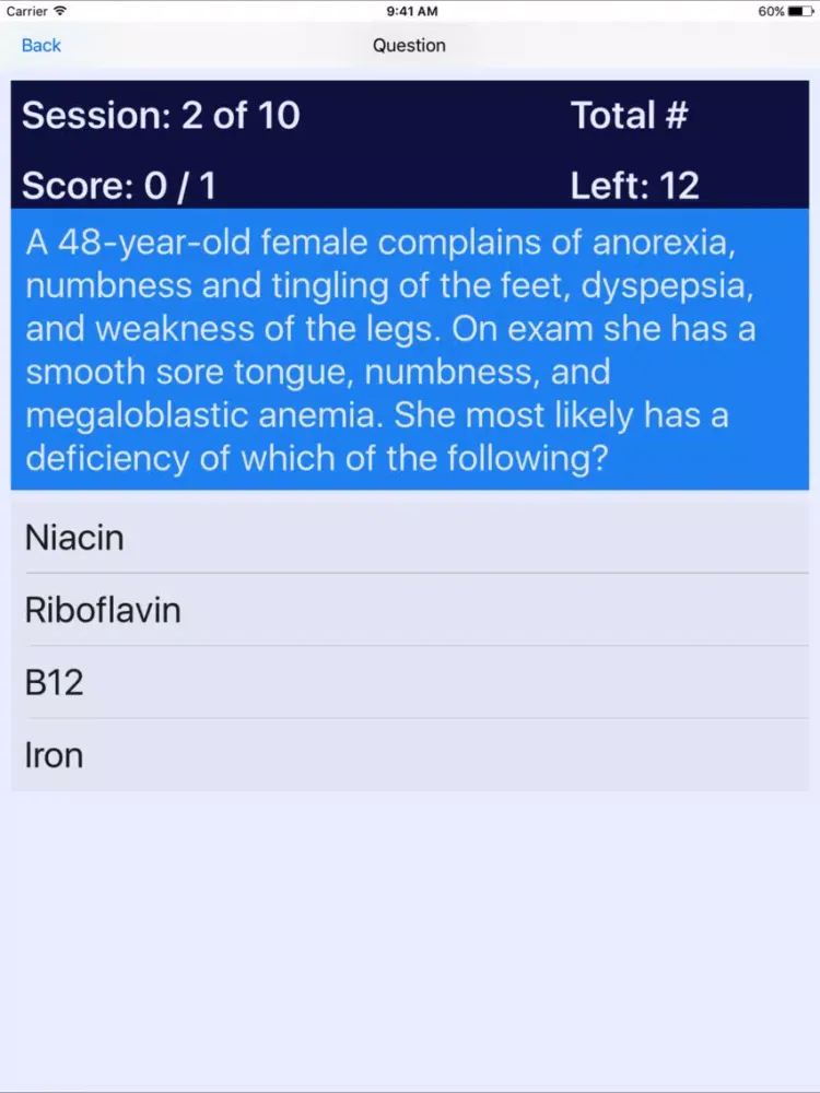 Registered Dietitian Certification Review iPad  スクリーンショット