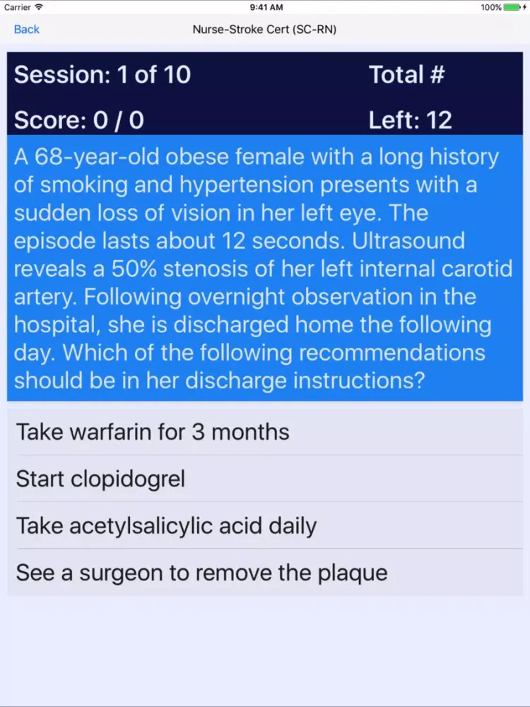 Emergency Nursing Certification Reviews iPad  سکرین شاٹس