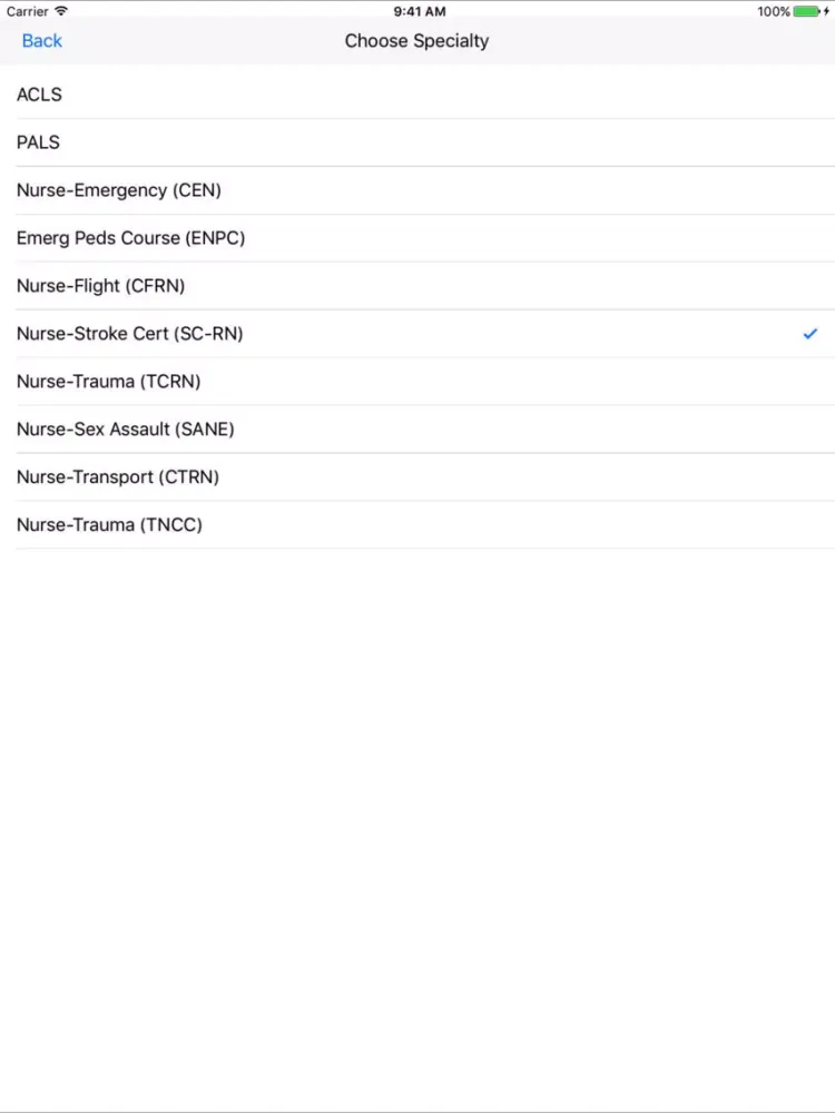 Emergency Nursing Certification Reviews iPad  سکرین شاٹس