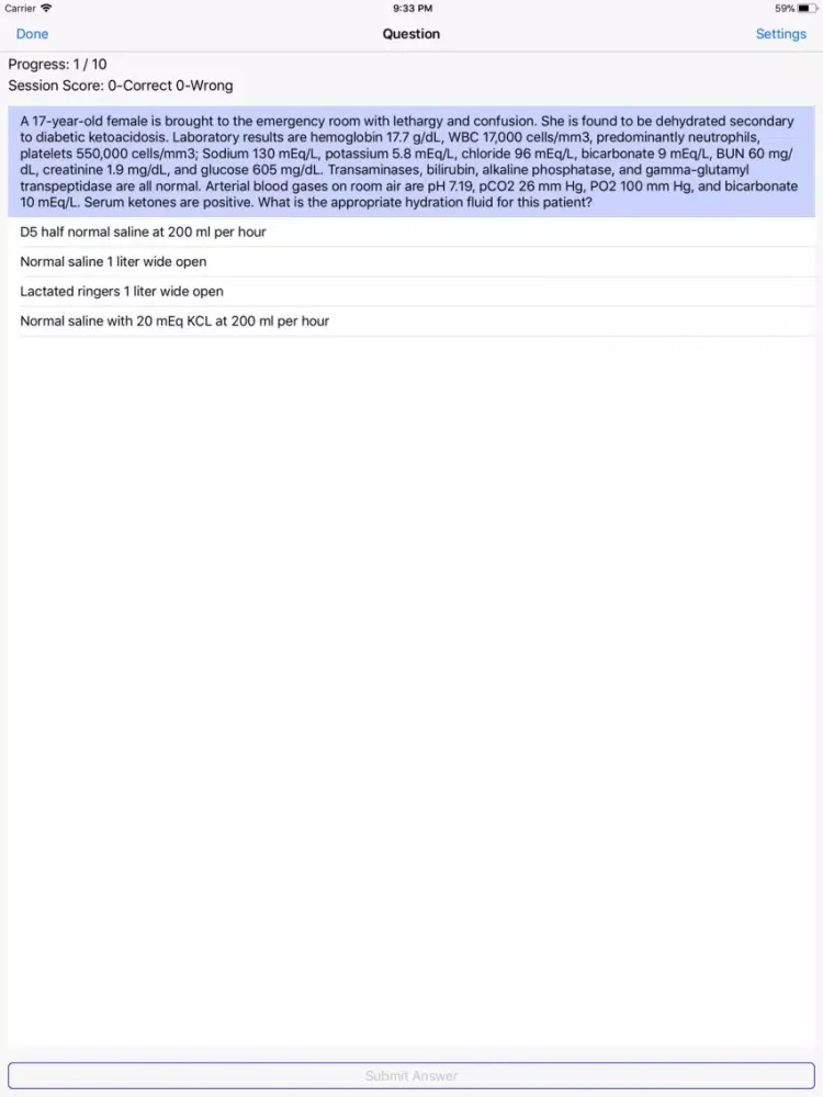 Zrzuty ekranu Internal Medicine Reviews iPad 