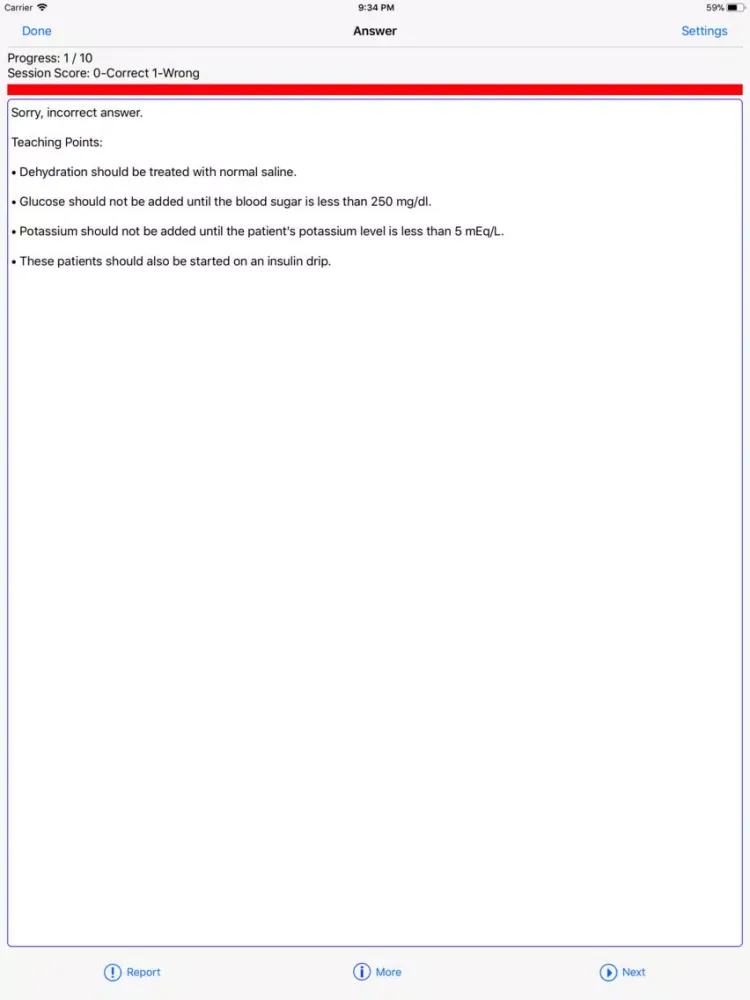 Zrzuty ekranu Internal Medicine Reviews iPad 