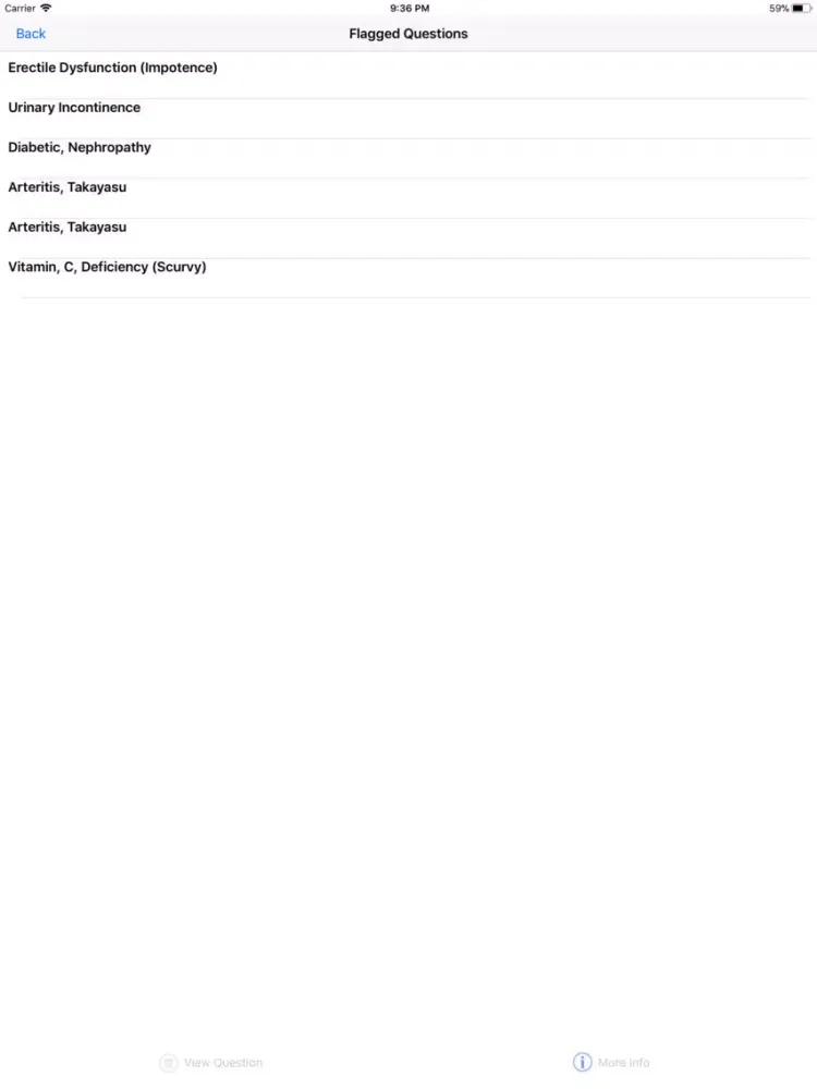 Zrzuty ekranu Internal Medicine Reviews iPad 