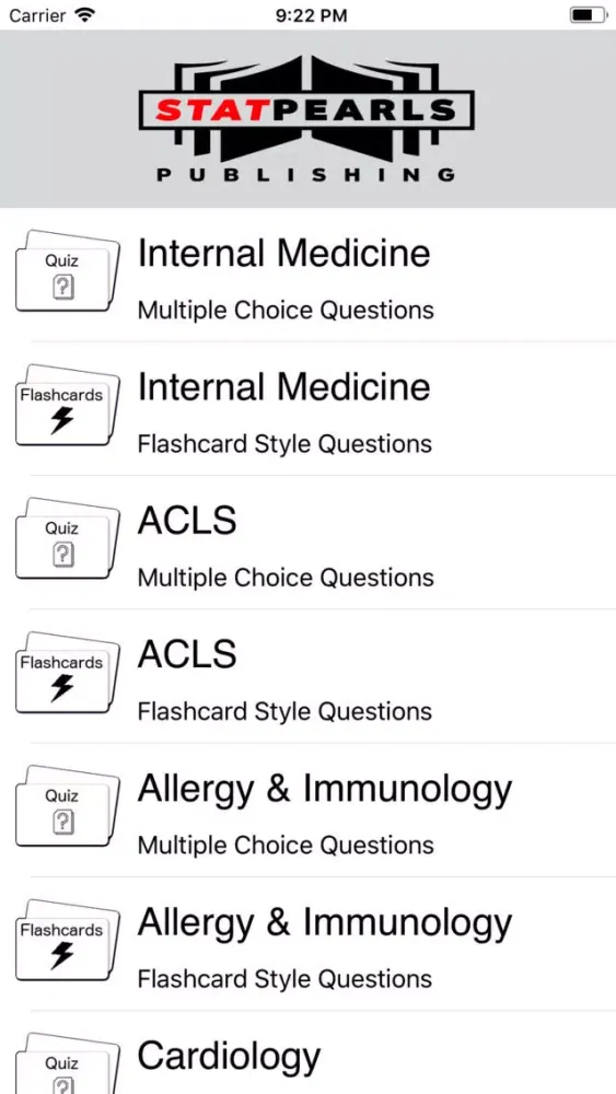 Zrzuty ekranu Internal Medicine Reviews