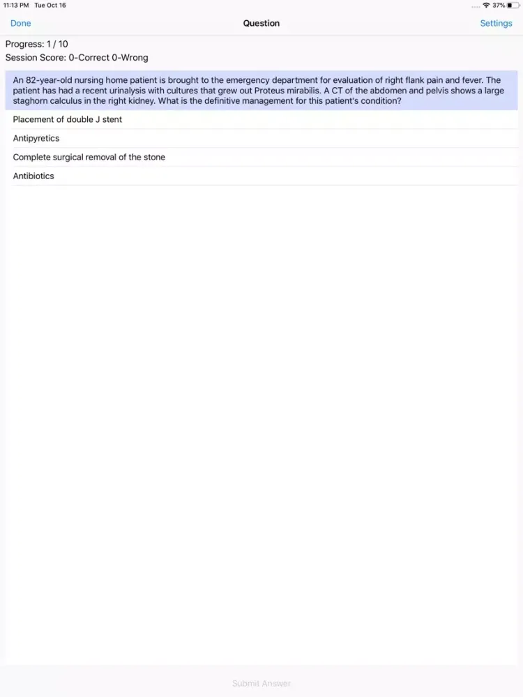 Screenshot di Nephrology Board Reviews iPad 