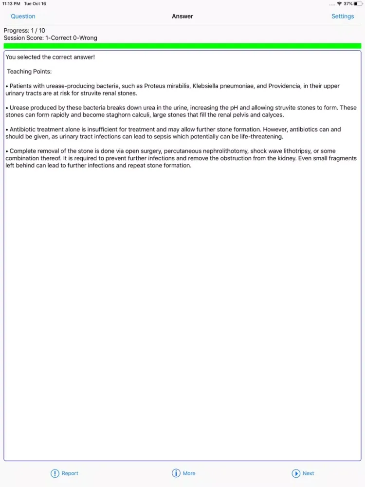 Screenshot di Nephrology Board Reviews iPad 