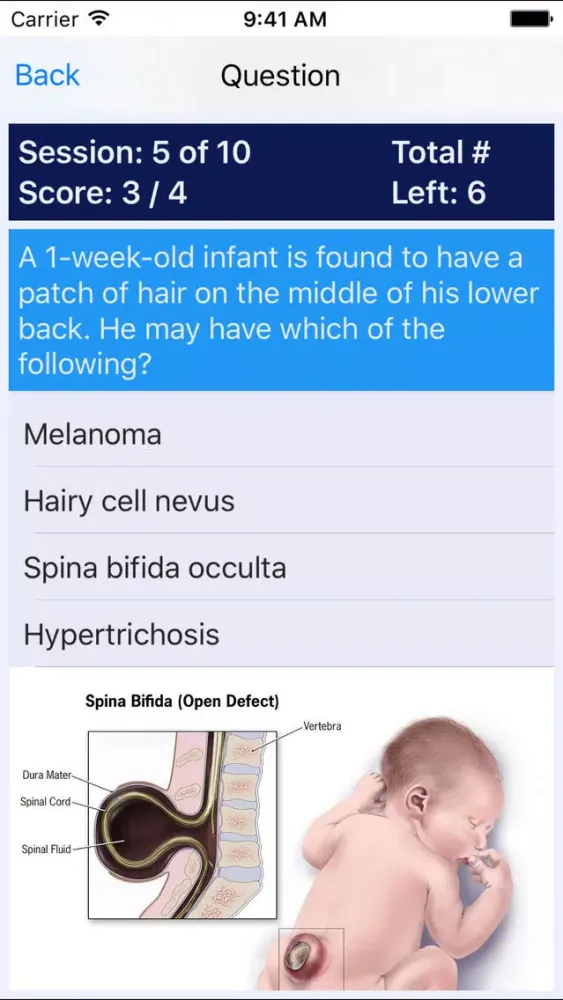 Captures d'écran de NP Neonatal Review
