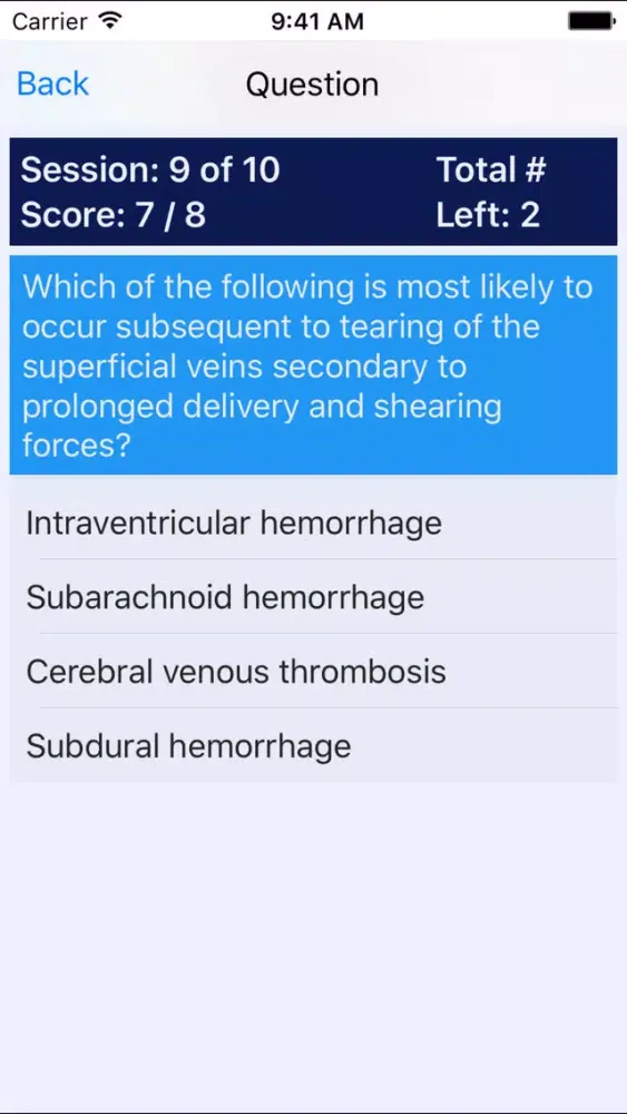 Captures d'écran de NP Neonatal Review