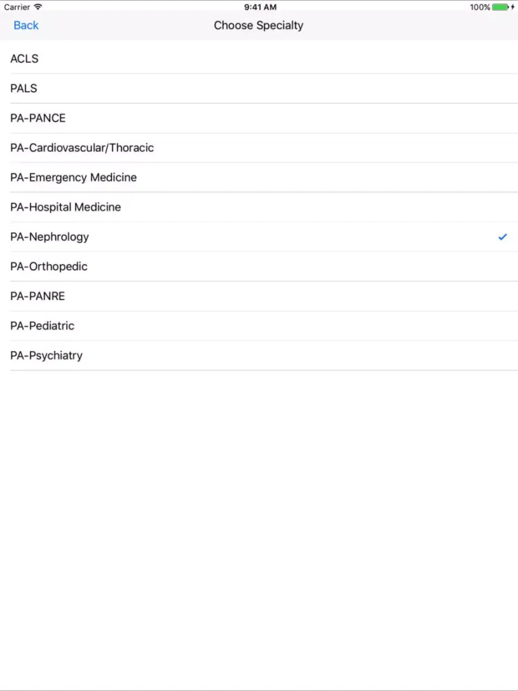 Capturas de pantalla de Physician Assistant Board Reviews iPad 