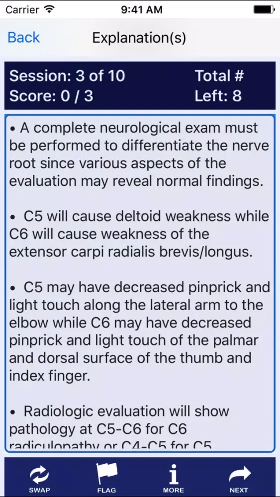 Captures d'écran de Pain Medicine Board Reviews