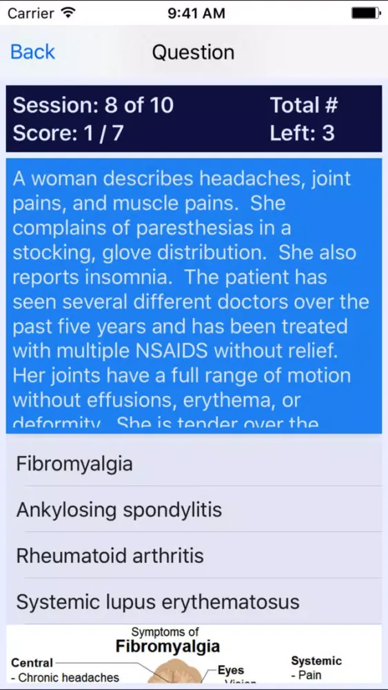 Captures d'écran de Pain Medicine Board Reviews