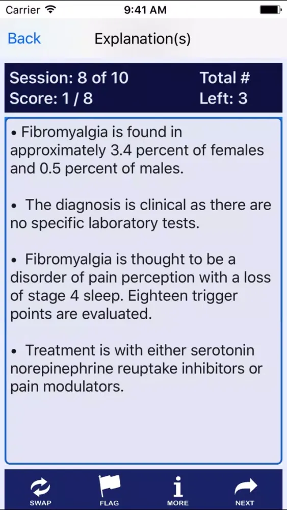 Captures d'écran de Pain Medicine Board Reviews