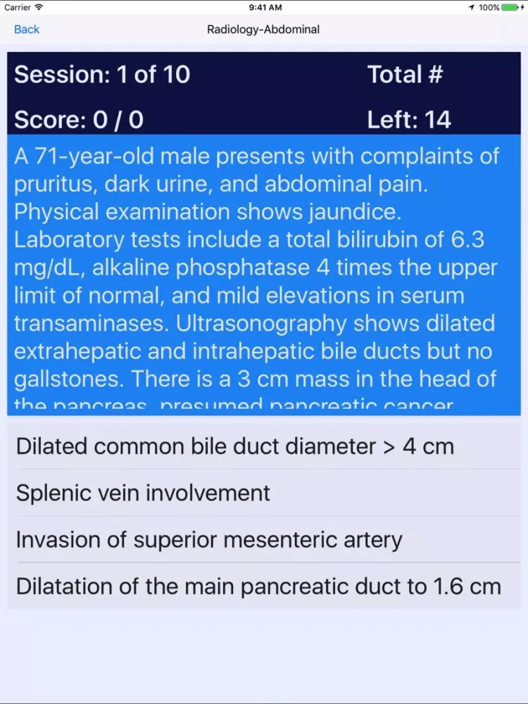 Radiology Board Reviews iPad 应用截图