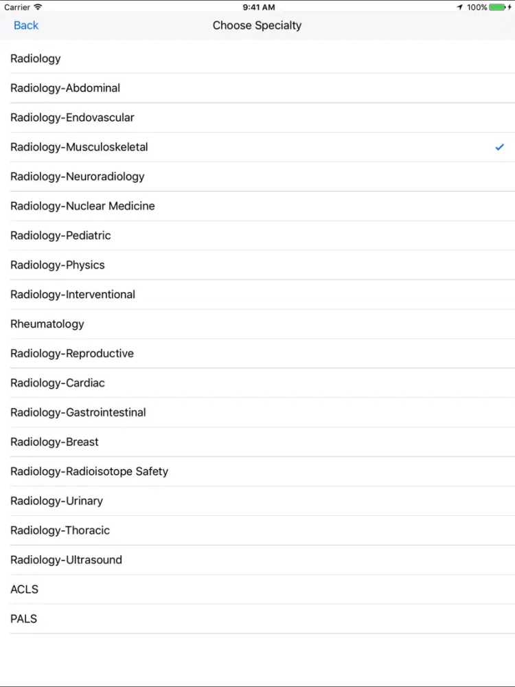 Radiology Board Reviews iPad 应用截图
