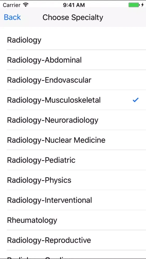 Radiology Board Reviews应用截图