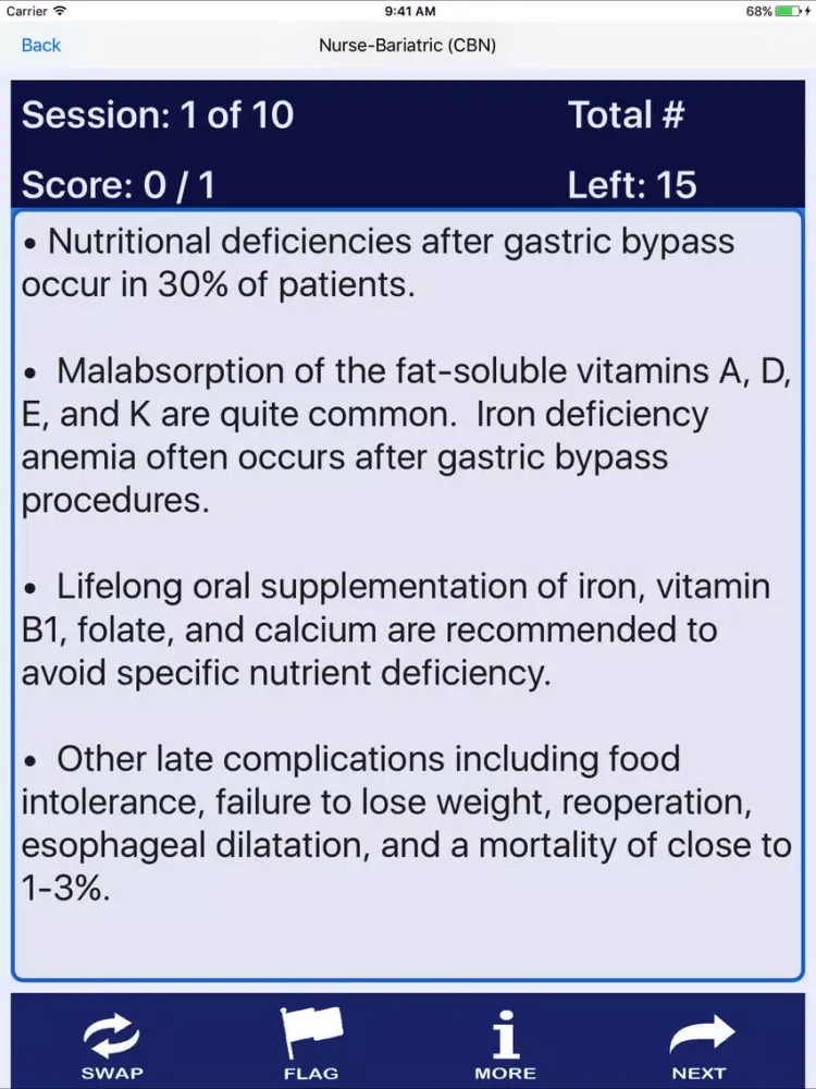 Registered Nurse Certification Reviews iPad 应用截图