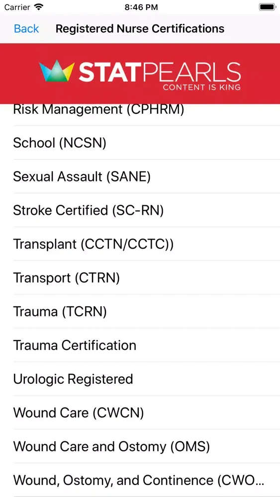 Nursing Quizzing スクリーンショット