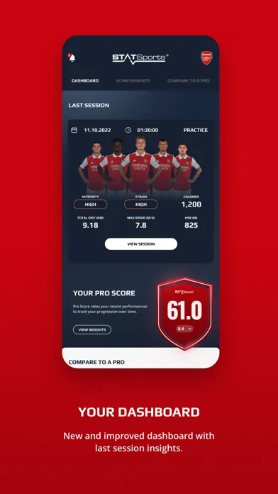 STATSports Arsenal FC Edition 스크린샷