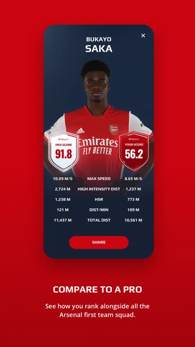 STATSports Arsenal FC Edition 스크린샷