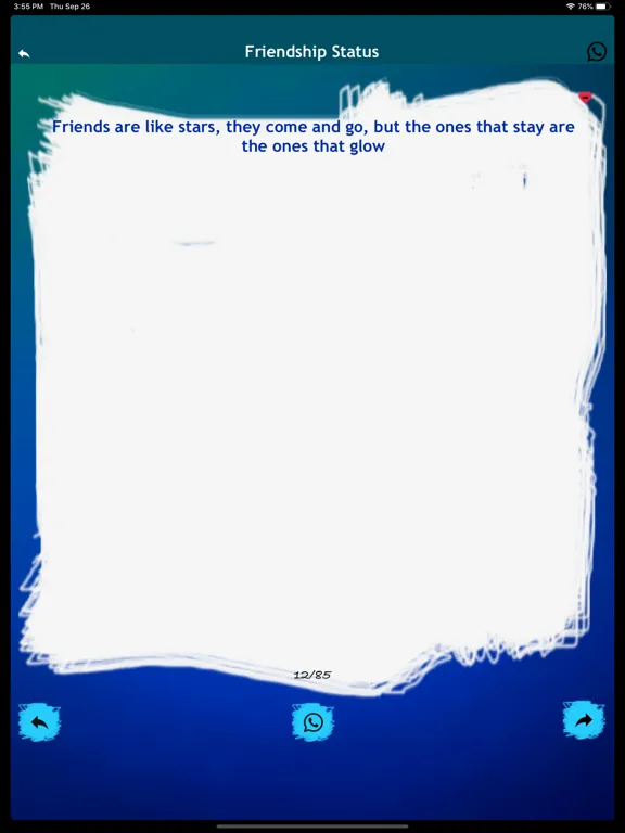 Funny Status Quotes Collection iPad  Screenshots