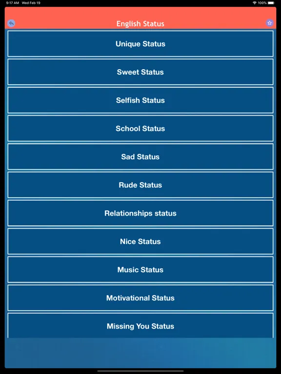 Hindi Status & Quotes Jokes iPad  Screenshots