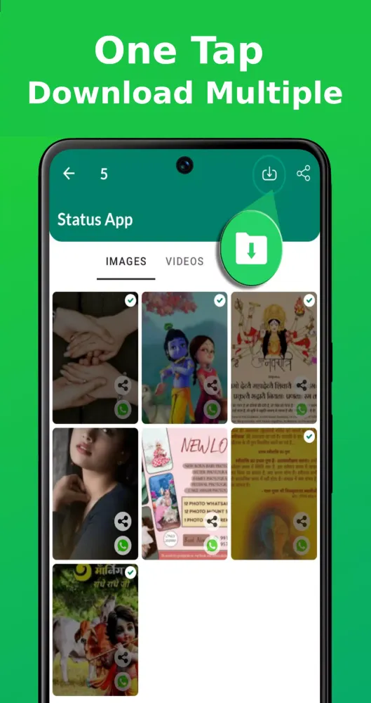 Capturas de tela do Save Video Status - Status App