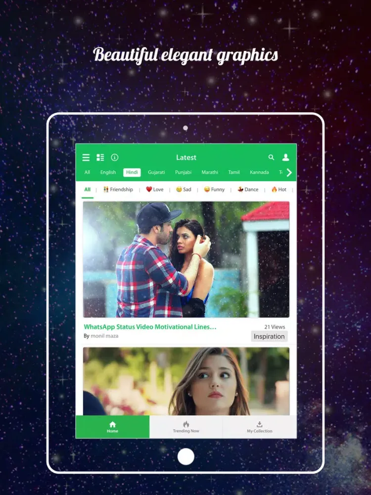 Zrzuty ekranu Status Videos for All iPad 