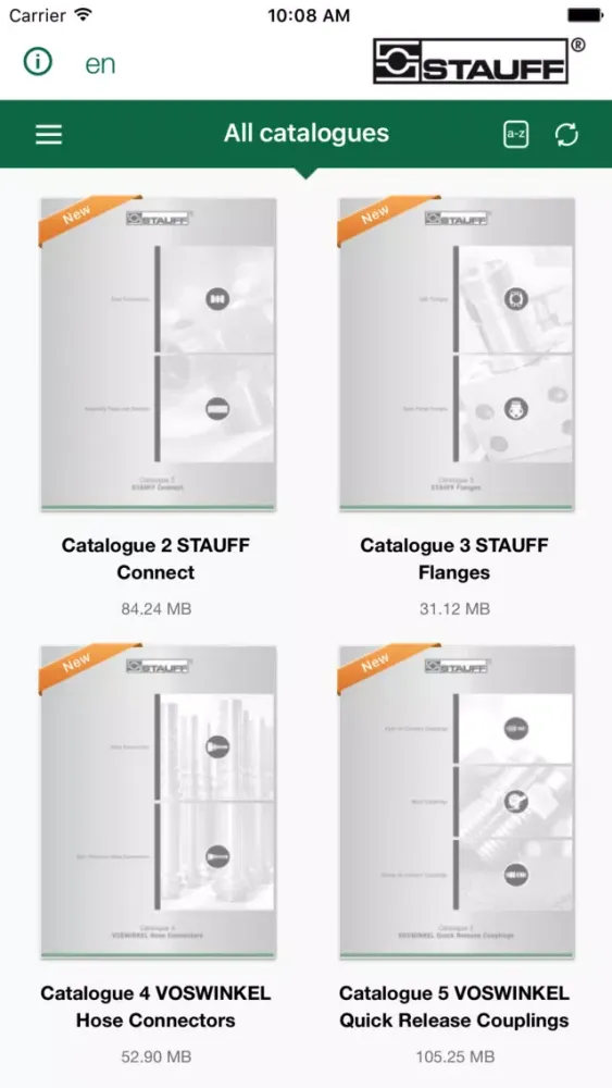 STAUFF Catalogue App應用截圖