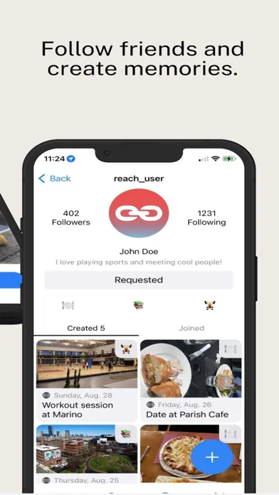 Reach: Discover Events应用截图