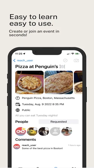 Reach: Discover Events应用截图