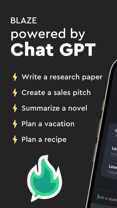 ภาพหน้าจอของ Blaze - AI Chatbot Copilot