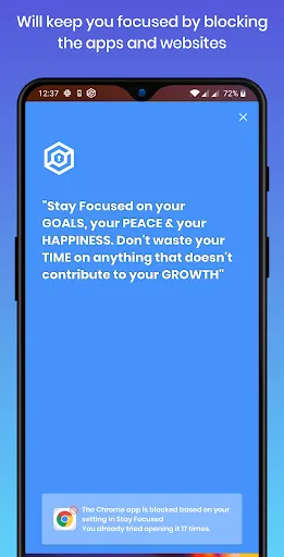 Stay Focused: App/Site Blocker Screenshots