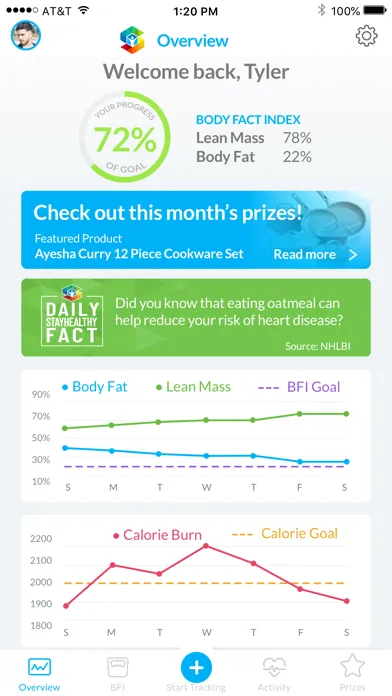 ภาพหน้าจอของ BFI by Stayhealthy