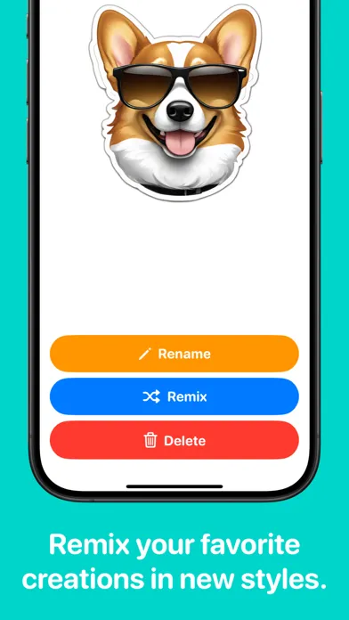 Stickthing – AI Sticker Maker应用截图