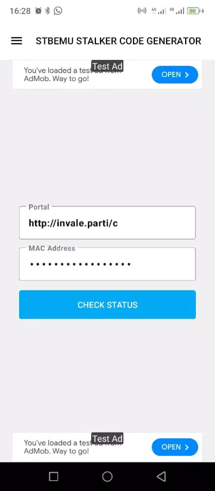 STBEMU STALKER CODE GENERATOR应用截图