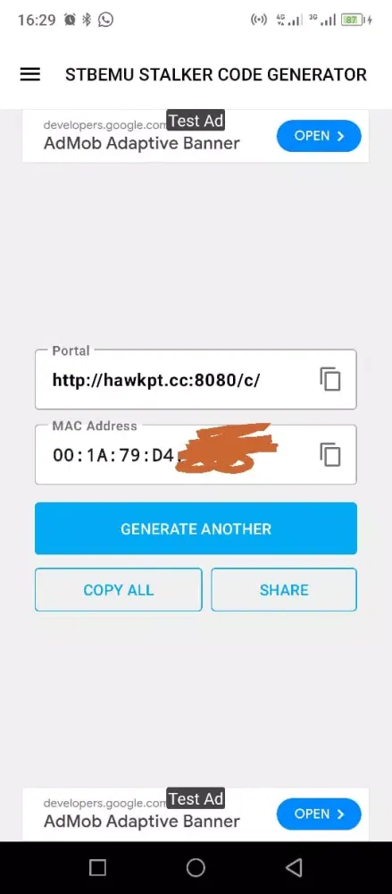 STBEMU STALKER CODE GENERATOR应用截图