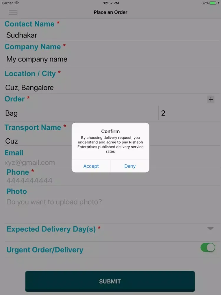 Rishabh Enterprises iPad 应用截图
