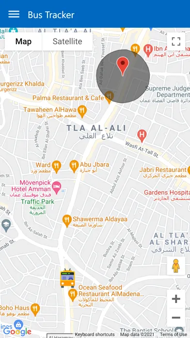 TSU Bus Tracker سکرین شاٹس