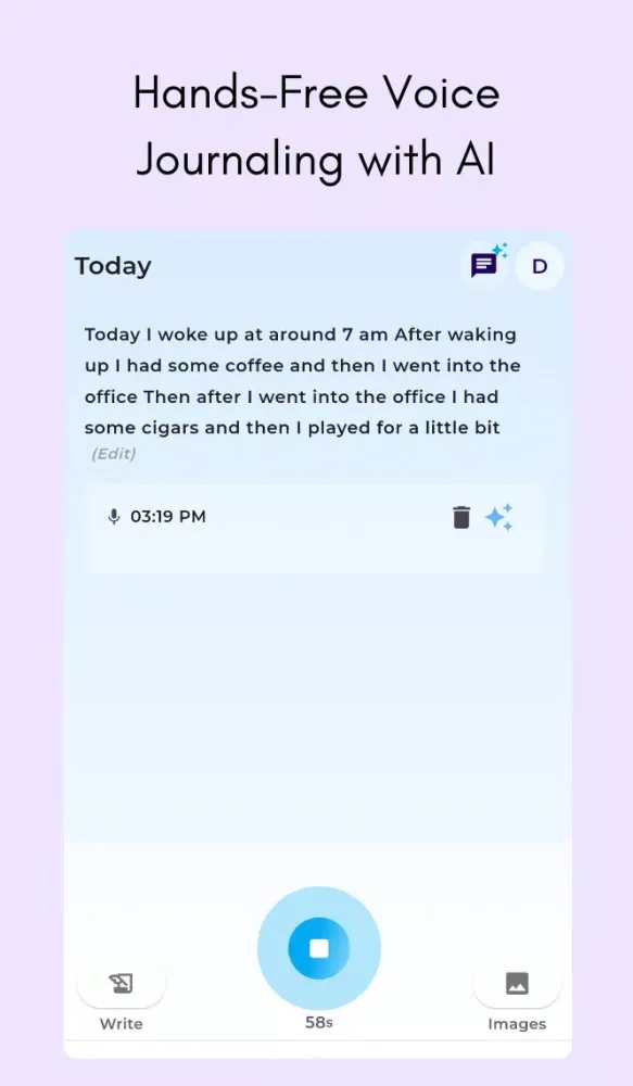 dyeno: AI Journal, Goals, Todo应用截图